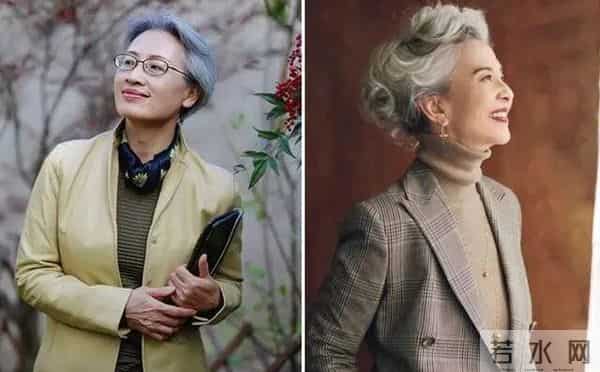 为什么我劝中老年女人：留白发、别剪短发？看素人对比图就明白了