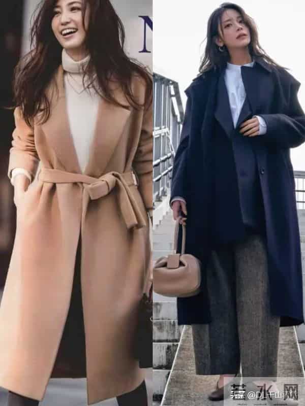 日杂时尚女人秋冬季大衣穿搭分享