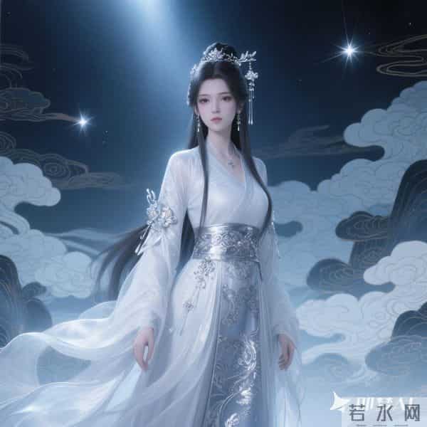 遮天绝美的安妙依 绝世容颜，倾城之貌白色仙裙，飘逸汉服