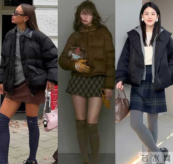 今年冬天“短羽绒服”又火了,这样穿时髦又显高!