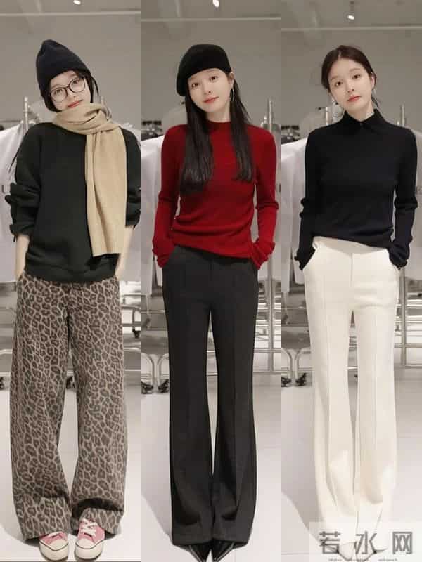 秋冬“红黑高级感库”！这一墙搭配把显贵松弛焊死在身上