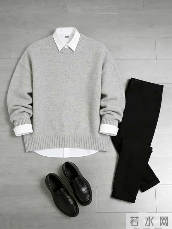 冬季男生「高级感配色」图鉴：10套不挑场合的穿搭模板