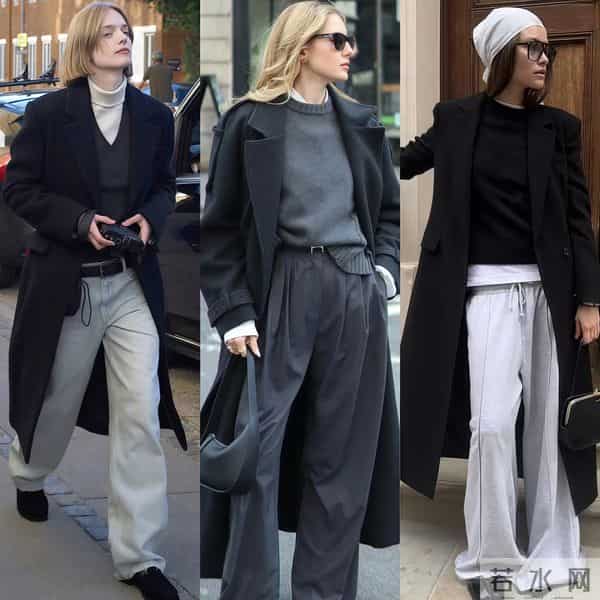 今冬穿“大衣＋毛衣”绝了，又暖又时髦