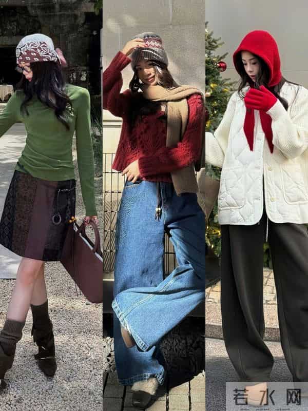 新年红穿搭天花板！高级不艳俗，解锁冬日氛围感