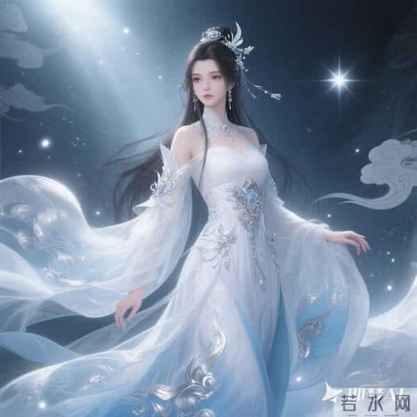 遮天绝美的安妙依 绝世容颜，倾城之貌白色仙裙，飘逸汉服