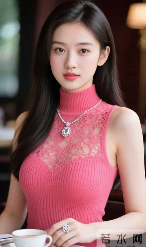 粉红色蕾丝衫的魅力