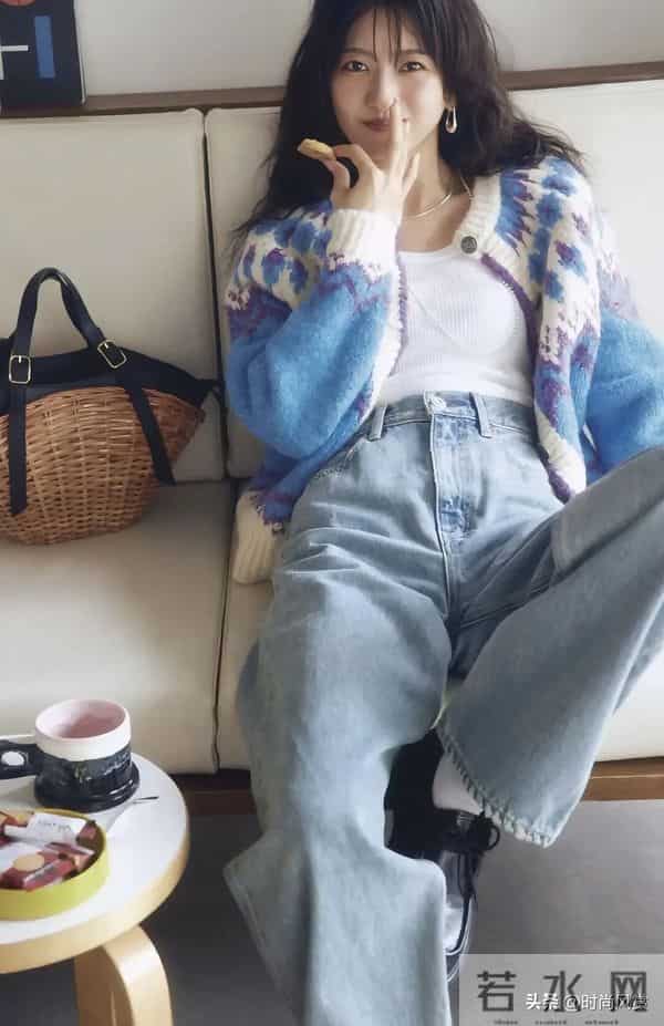 复古提花毛衣的N种穿法｜轻松拿捏秋冬氛围感