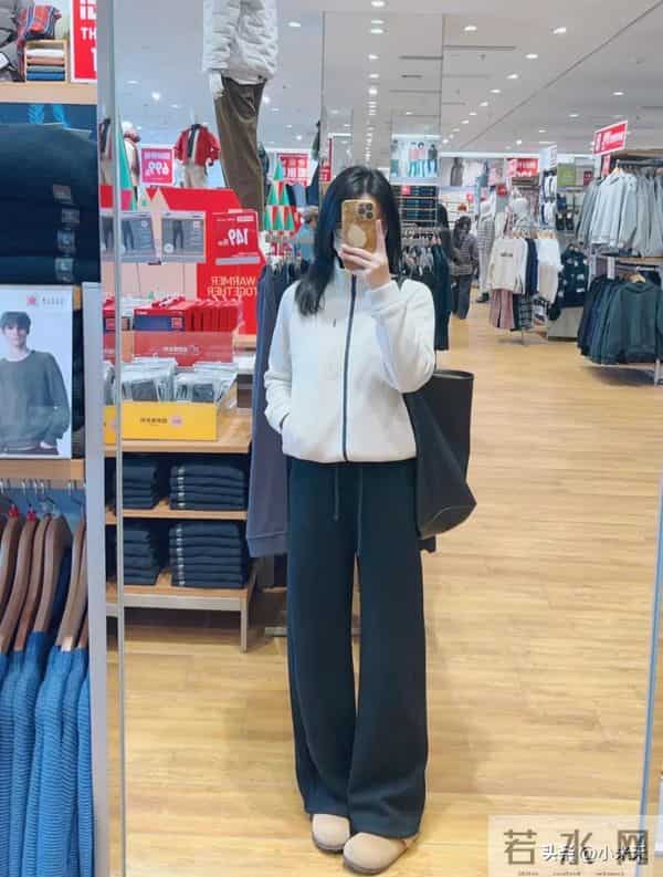 优衣库这件摇粒绒外套，把“男装女穿”的松弛感玩明白了！