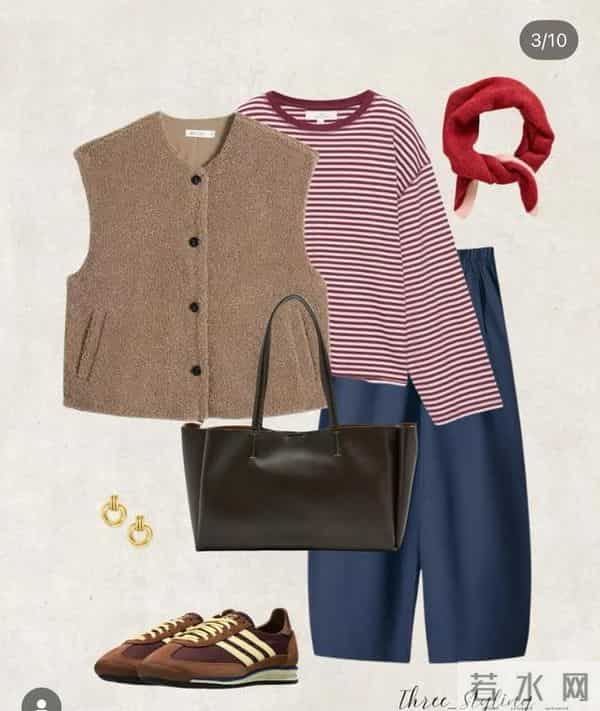 一条阔腿镰刀裤10身搭配,轻松实现一衣多穿