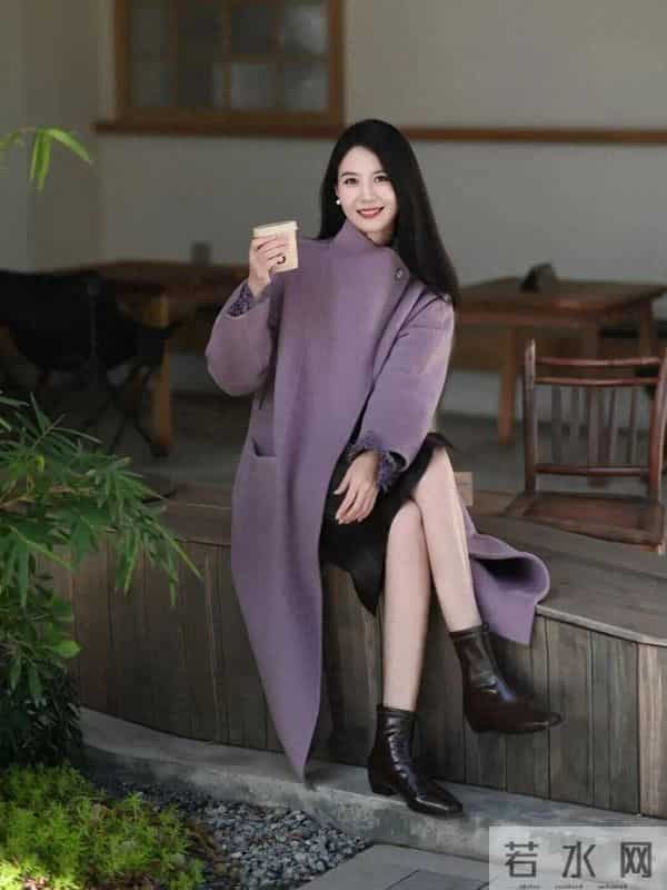 紫气东来，冬日的温柔，是高级灰紫色