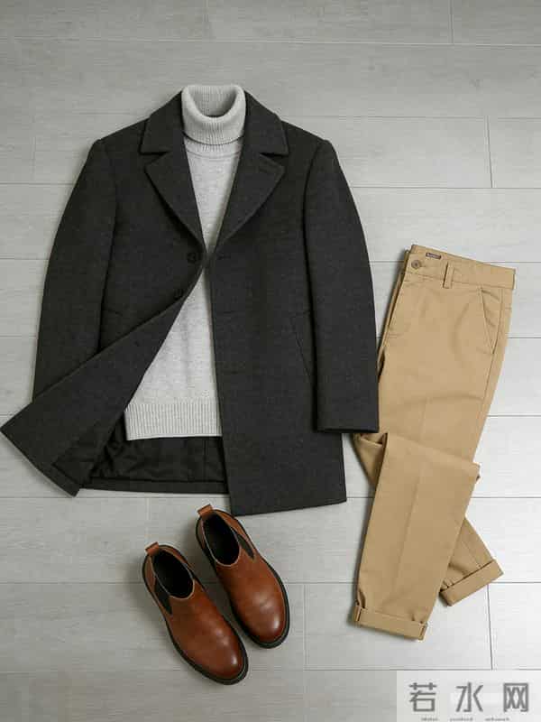 冬季男生「高级感配色」图鉴：10套不挑场合的穿搭模板