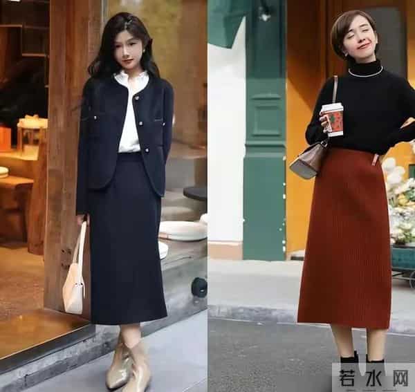 今年流行“穿裙不穿裤”，这几条气质半身裙，穿出时髦高级感