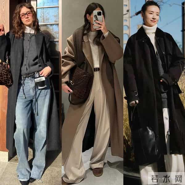 今冬穿“大衣＋毛衣”绝了，又暖又时髦