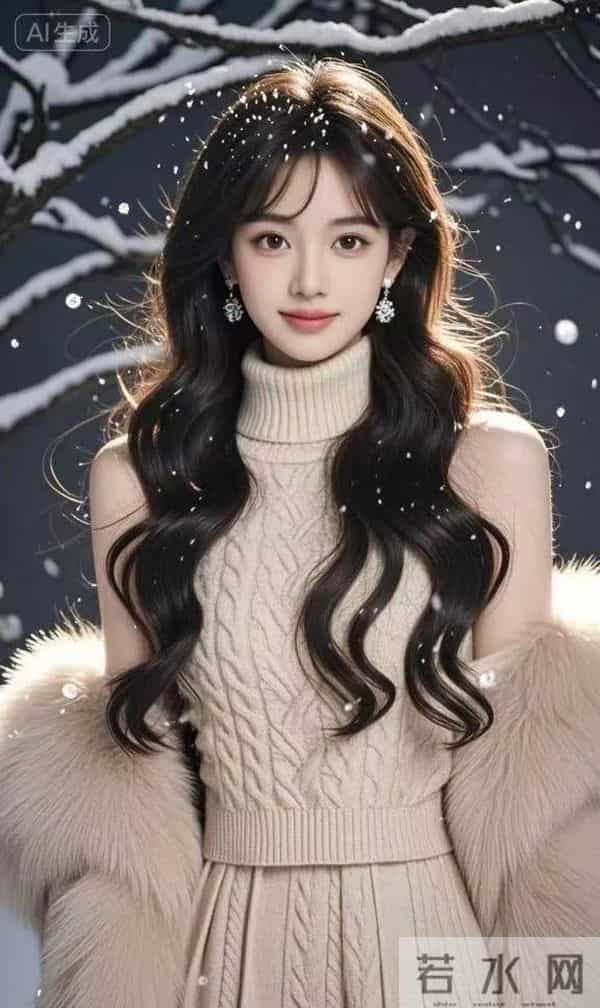 冬季穿搭 毛绒外套内搭连衣裙太美了