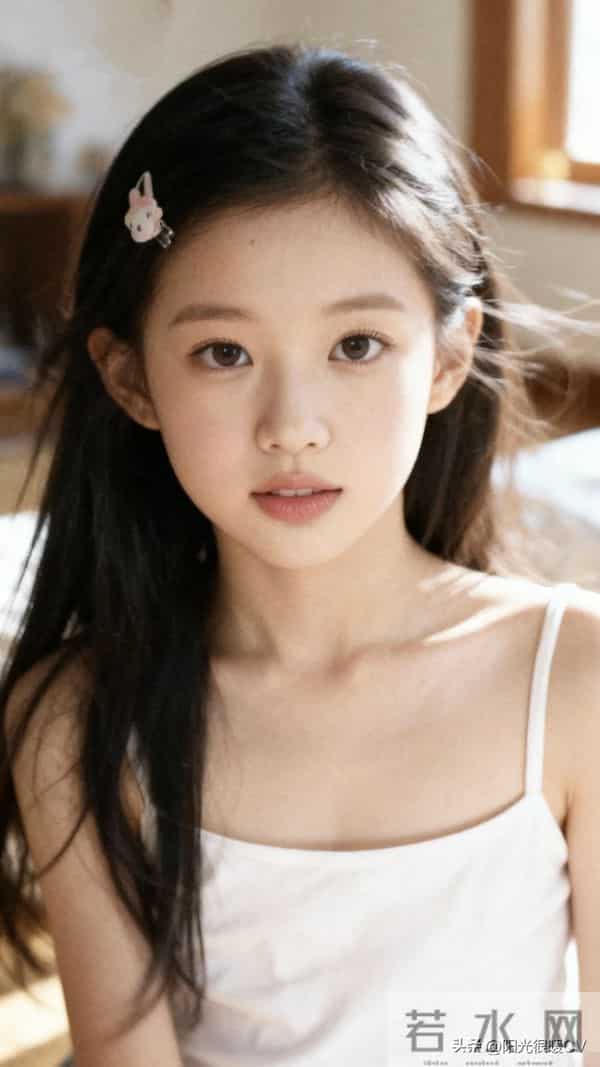 柔光里的甜系元气少女