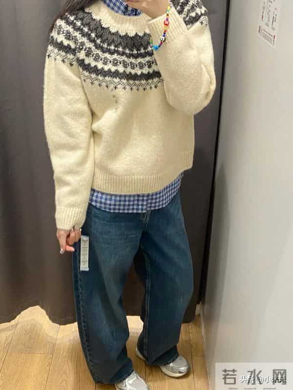 优衣库费尔岛毛衣太好看了吧,直接把日剧女主的松弛感焊身上了!