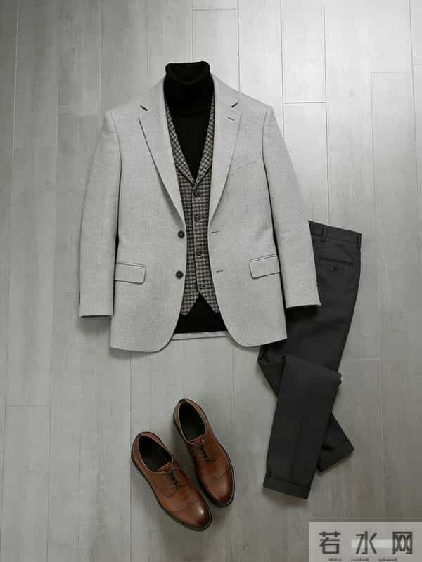 男士秋冬西装“场合化”穿搭：10套配色解锁从商务到休闲的高级感