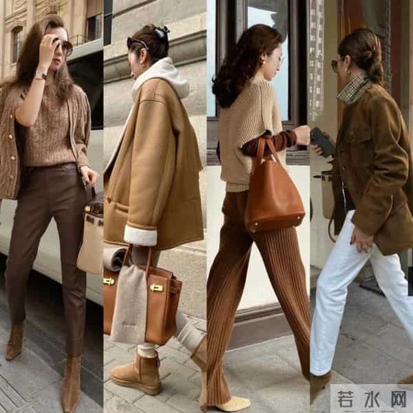 秋冬很火的“大地色系+松弛高级感”万能穿搭