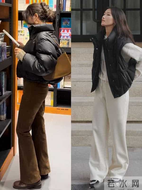 降温后才发现要放弃黑裤子满大街都在穿这3条冬裤洋气
