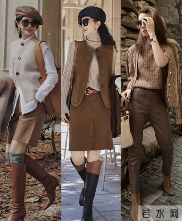 秋冬很火的“大地色系+松弛高级感”万能穿搭