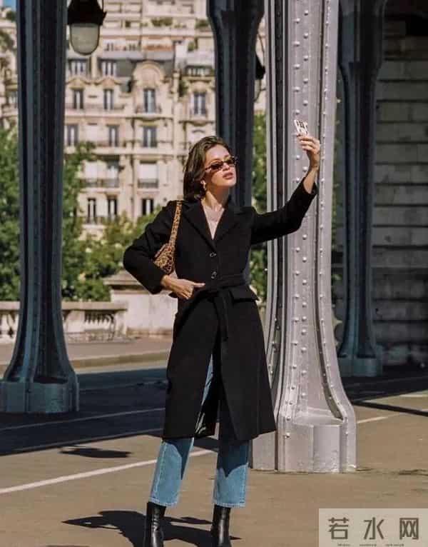 九分裤+短靴，冬天这样穿，太时髦了！