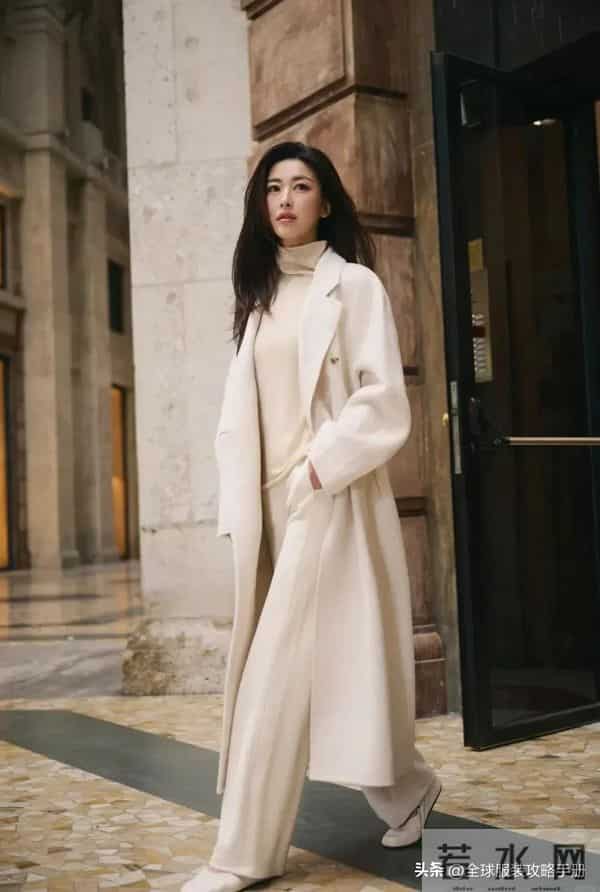 冬天穿白色，太显高级了！