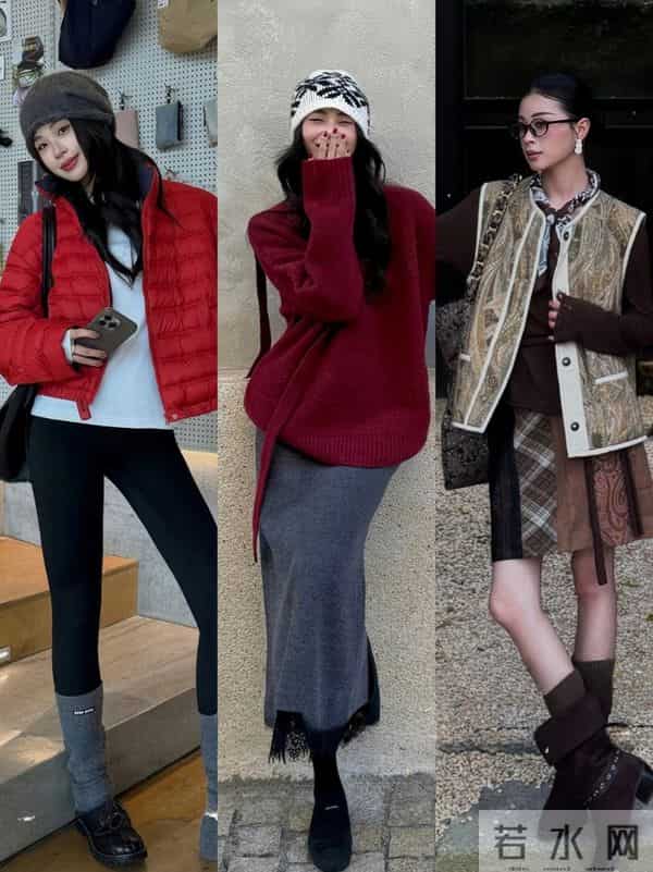 新年红穿搭天花板！高级不艳俗，解锁冬日氛围感