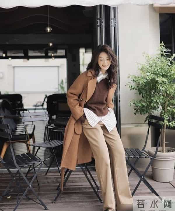 阔腿裤彻底不兴了！今冬满街都在穿“泥裤”，意外的高级、显气质