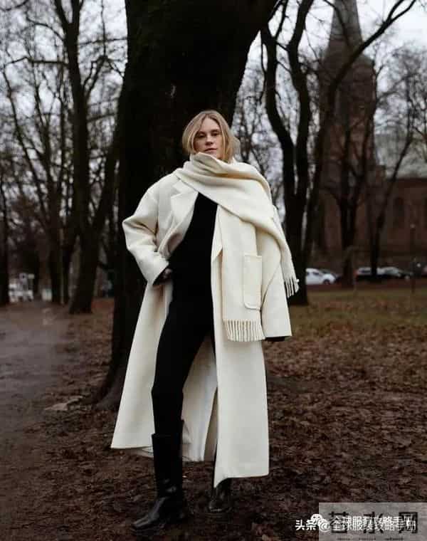 冬天穿白色，太显高级了！