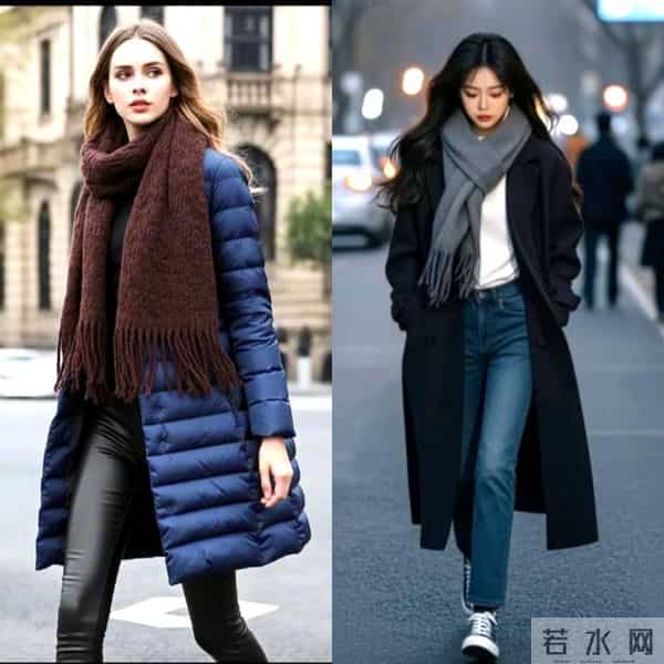 冬季穿藏蓝色真高级，这4组搭配公式好看又显贵，日常穿超显质感