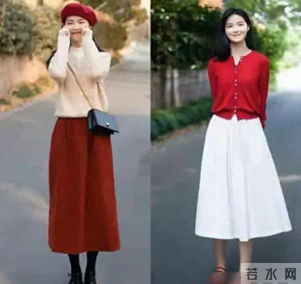 今年流行“穿裙不穿裤”，这几条气质半身裙，穿出时髦高级感