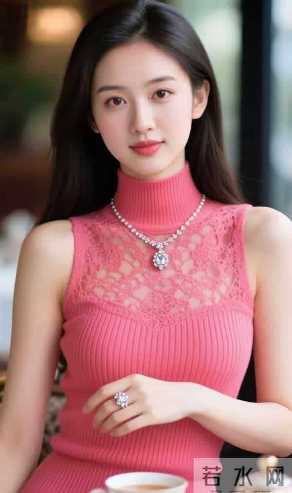 粉红色蕾丝衫的魅力