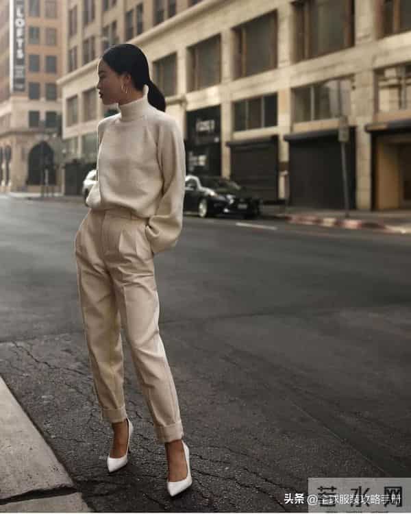 冬天穿白色，太显高级了！