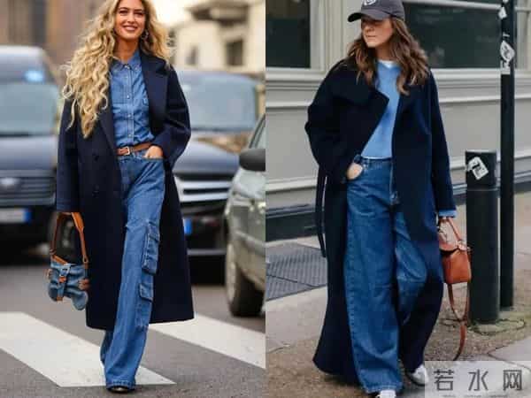 冬季穿藏蓝色真高级，这4组搭配公式好看又显贵，日常穿超显质感