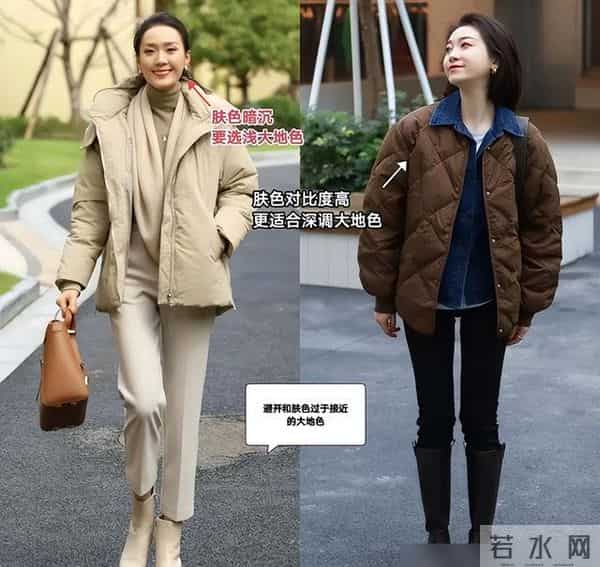 冬天穿羽绒服，尽量少穿黑色、灰色，多穿这3种“年轻色”更减龄