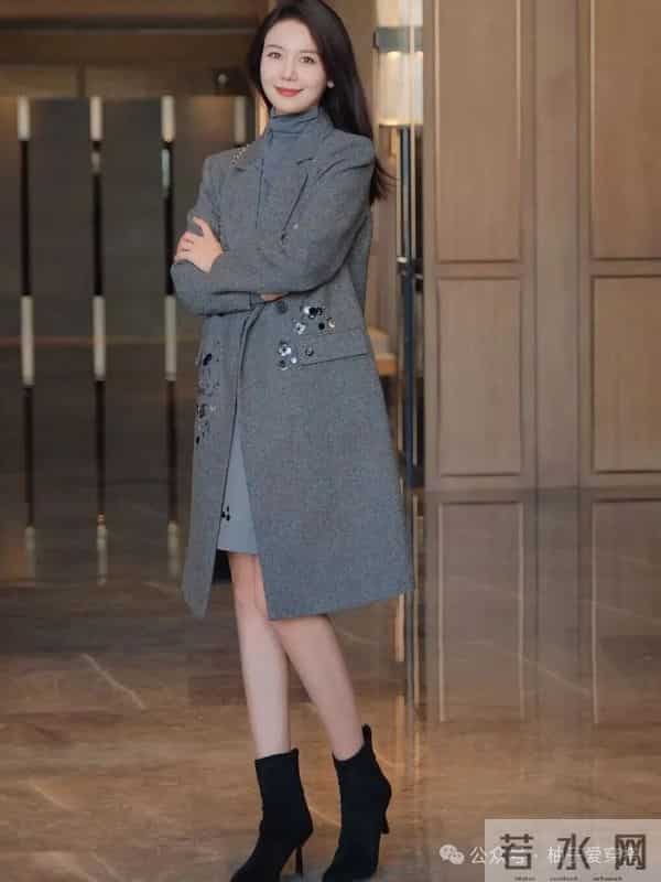 灰色大衣真的太高级了!