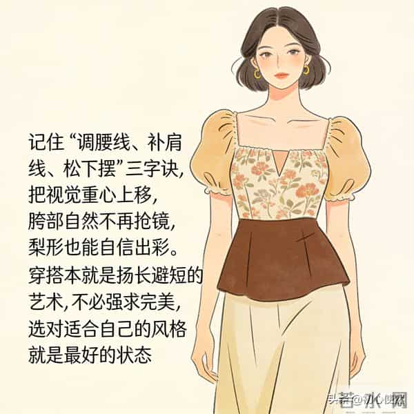 梨形穿牛仔裤必卡腿？7个穿搭技巧让胯部不抢镜