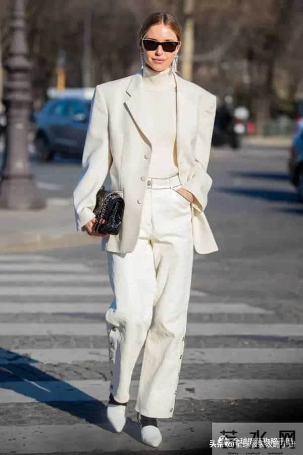 冬天穿白色，太显高级了！