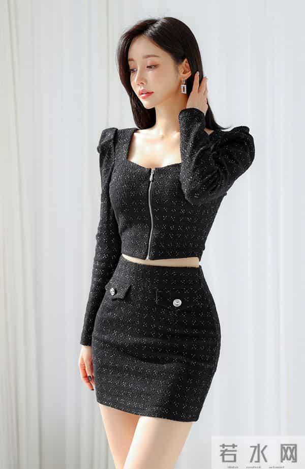 黑钻小香风｜是柔光里的冷艳甜姐