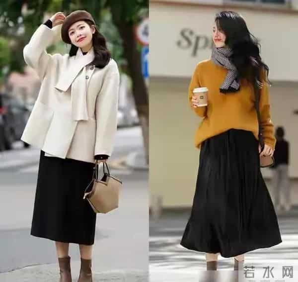 今年流行“穿裙不穿裤”，这几条气质半身裙，穿出时髦高级感