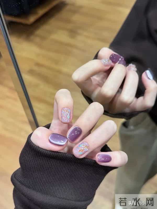 真显白啊这组冬日美甲好喜欢！