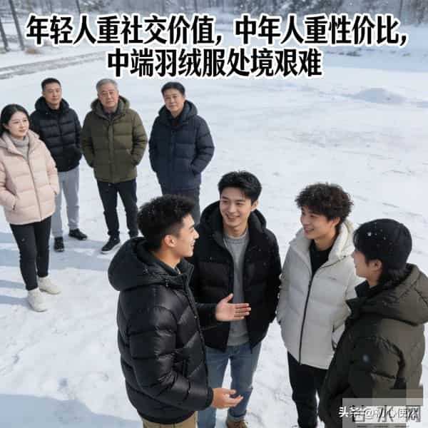 羽绒服市场K型分化:中端遇冷,高低端两重天