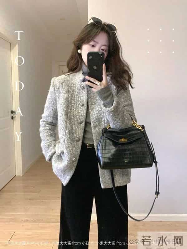 小领导的秋冬通勤穿搭｜小香风+丝绒裤 高级又气质～