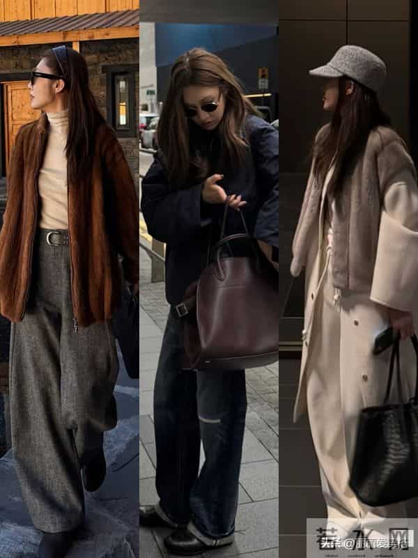秋冬不用费力穿好看:大衣-皮草-针织,每套都戳中审美