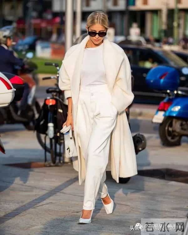 冬天穿白色，太显高级了！