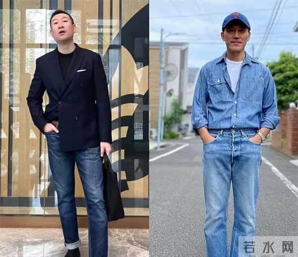 男人年纪大了，穿牛仔裤要牢记“3穿3不穿”，才时尚又有型