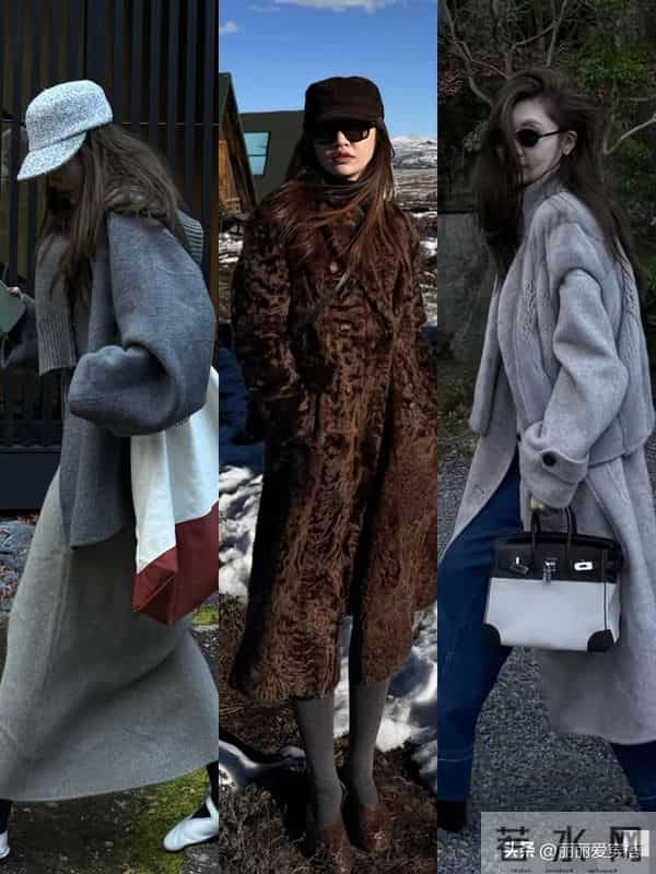 秋冬不用费力穿好看:大衣-皮草-针织,每套都戳中审美