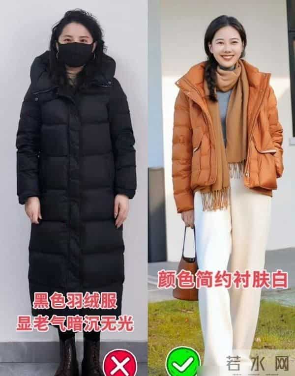 冬天穿羽绒服，尽量少穿黑色、灰色，多穿这3种“年轻色”更减龄