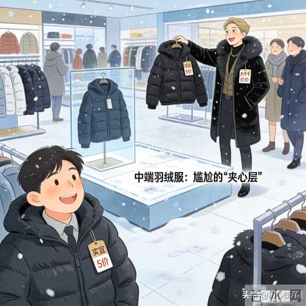 羽绒服市场K型分化:中端遇冷,高低端两重天