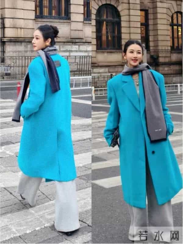 看了薇娅大衣新穿法，我悟了：搭配阔腿裤、裙子，高级感拉满